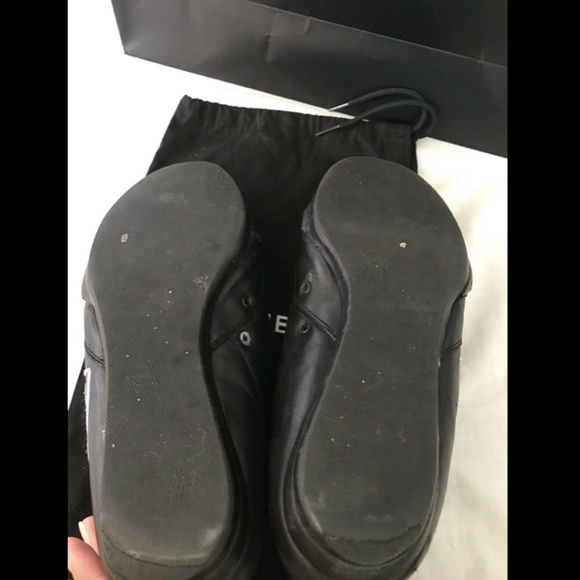 Chanel Women Shoes Sport Sneakers Leather Logo 39 - Picture 5 of 9